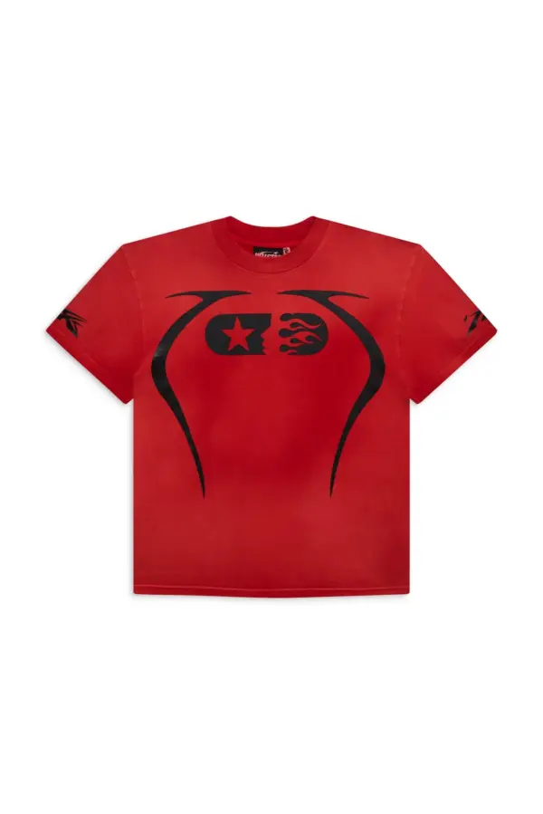 Hellstar Red Warm-Up T-Shirt