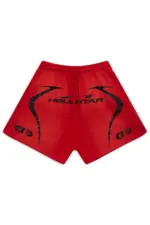 Vibrant and Comfortable Hellstar Red Warm-Up Shorts