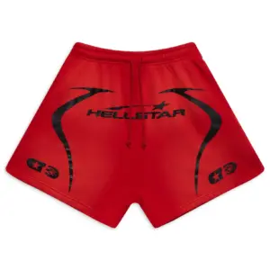 Vibrant and Comfortable Hellstar Red Warm-Up Shorts