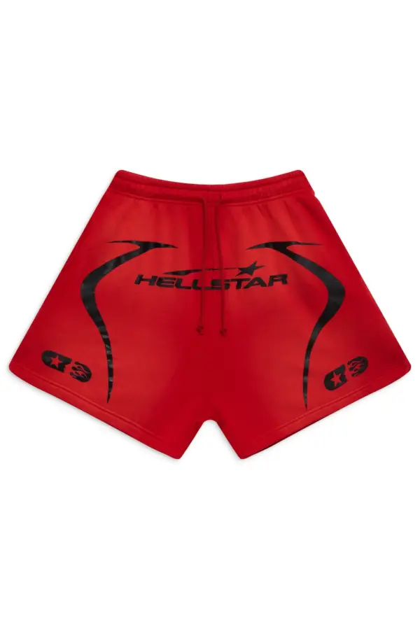 Vibrant and Comfortable Hellstar Red Warm-Up Shorts