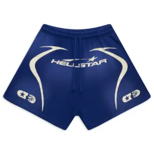 Hellstar Blue Warm-Up Shorts