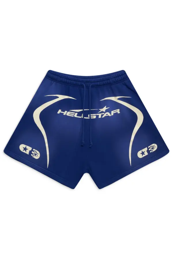 Hellstar Blue Warm-Up Shorts