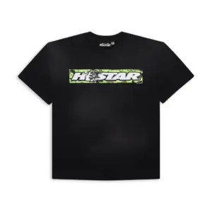 Hellstar Box Logo T-Shirt Black