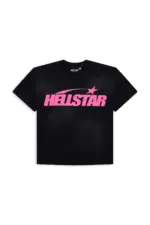 Hellstar Classic Pink Logo T-Shirt