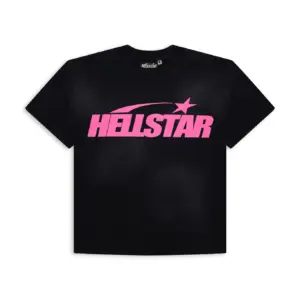 Hellstar Classic Pink Logo T-Shirt