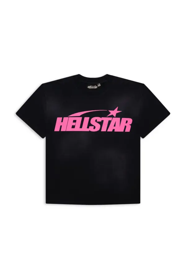 Hellstar Classic Pink Logo T-Shirt