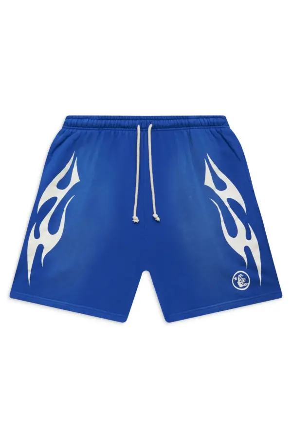 Hellstar Blue Flame Shorts