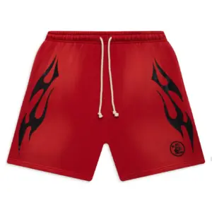 Hellstar Red Flame Shorts