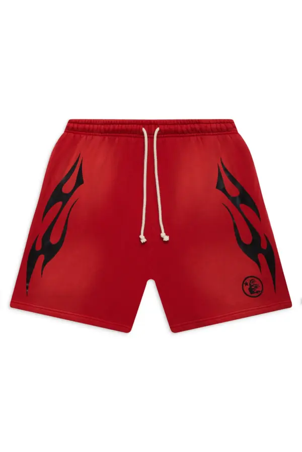 Hellstar Red Flame Shorts