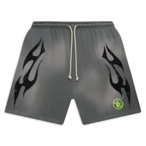 Comfortable Hellstar Flame Shorts