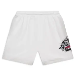 Hellstar Records Star White Shorts