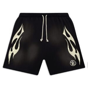 Dynamic and Stylish Flame Shorts