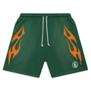 Comfortable Hellstar Flame Shorts