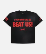 Hellstar Beat Us T-Shirt Red/Black