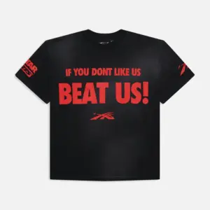 Hellstar Beat Us T-Shirt Red/Black