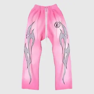 Hellstar Studios Flame Sweatpants in Pink