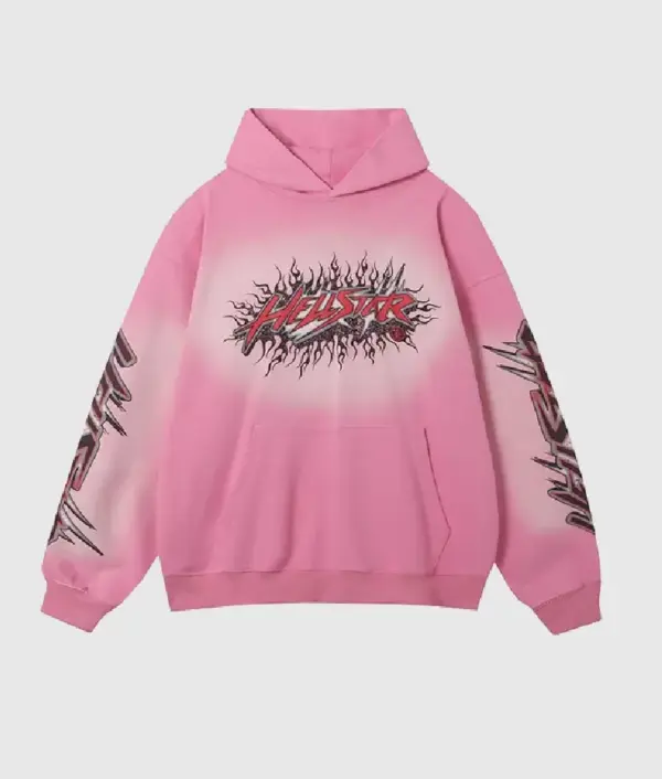 Hellstar Studios Records Hoodie Pink