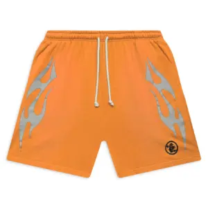 Hellstar Flame Orange Shorts